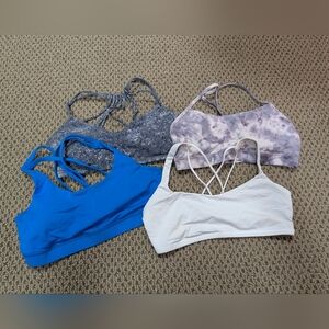 Bundle Of 4 Lululemon Sports Bras